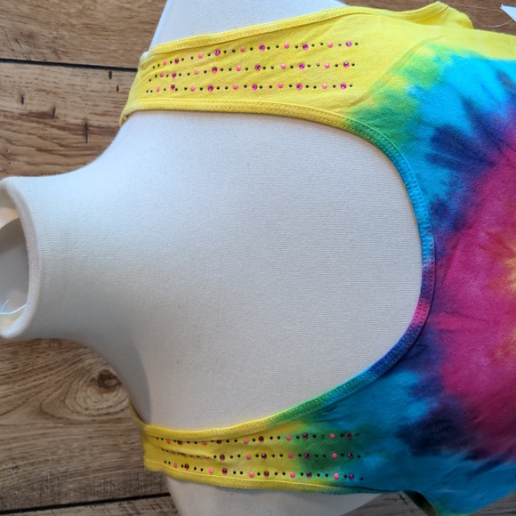New Tie Dye Tank with Sparkle Large - Picture 2 of 8